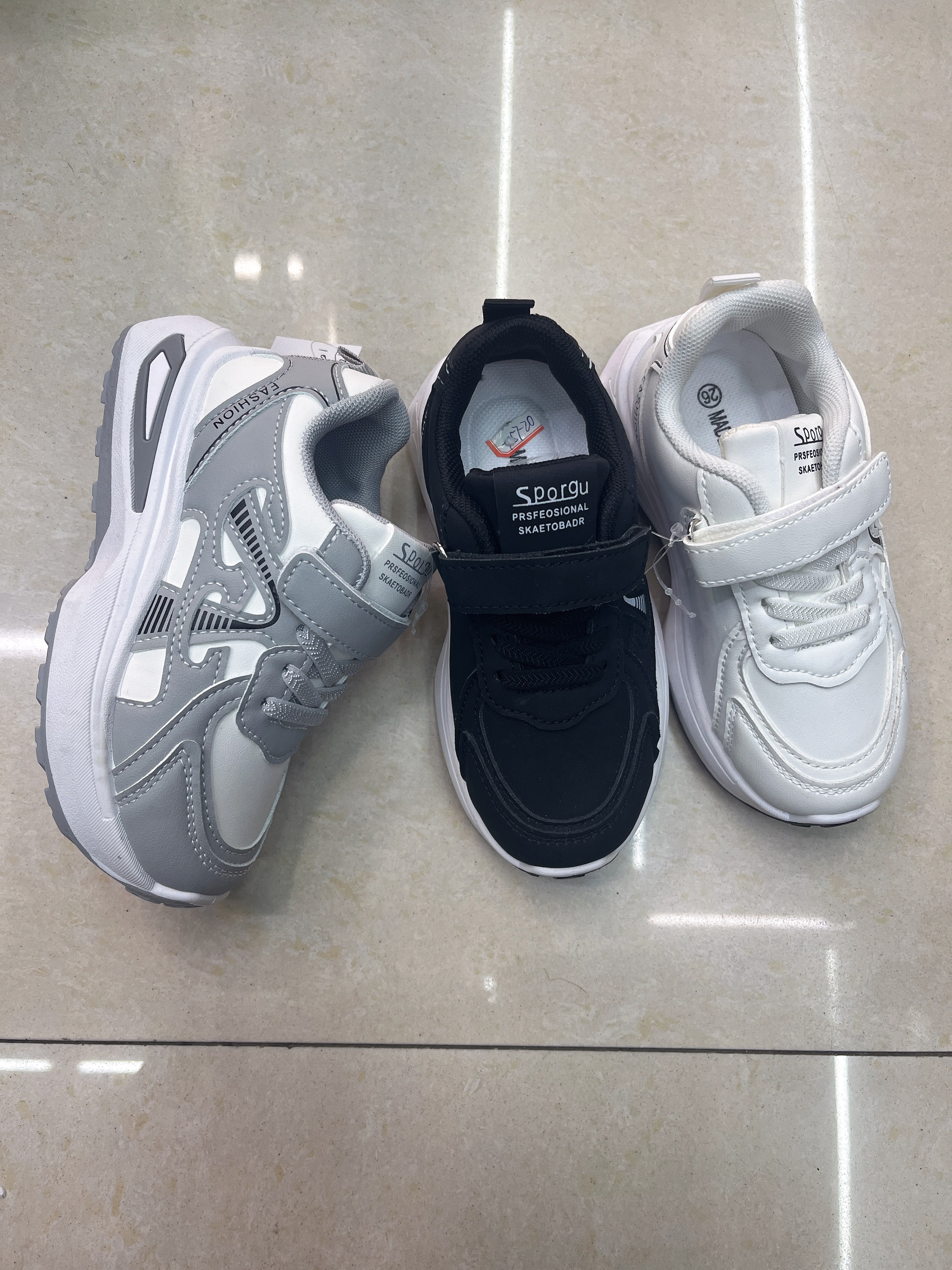 外贸童鞋（26-31）/（32-37）三色款儿童休闲运动鞋批发