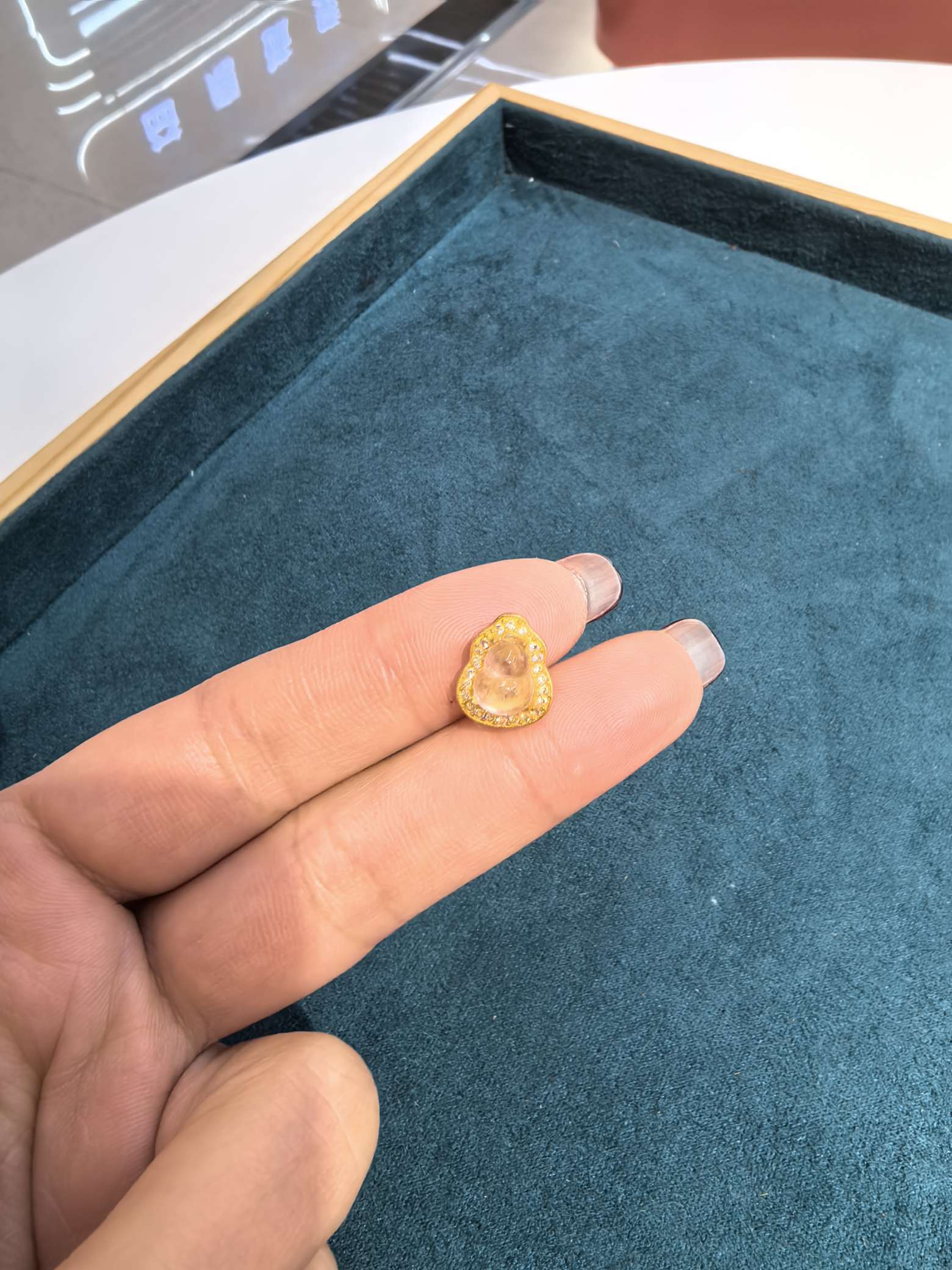 水沫玉葫芦镂空配件