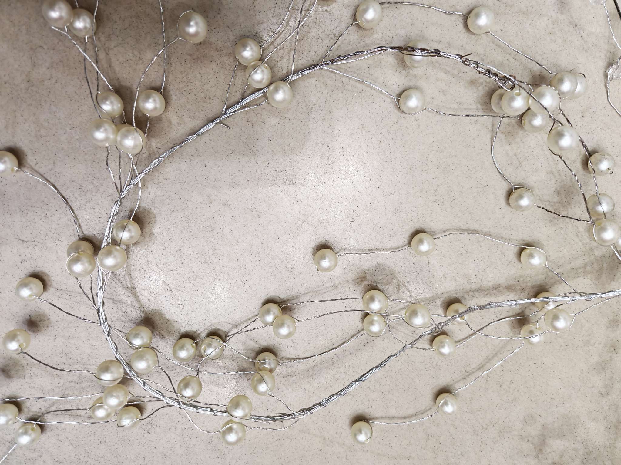 1.3m珍珠藤条，10厘珠圣诞树圣诞用品