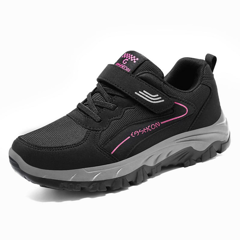 Women's sports shoes 2025 Autumn new style factory direct sales Couple style Velcro casual and comfortable walking shoes for middle-aged and elderly people Item Picture