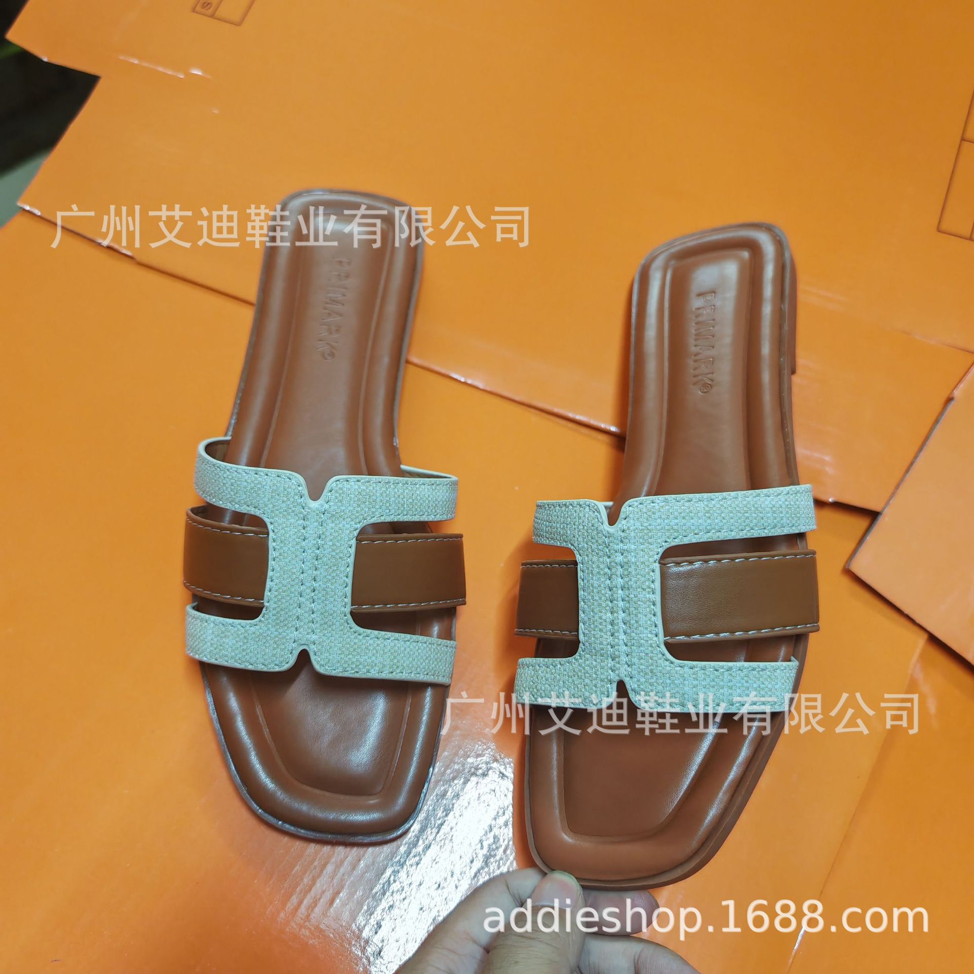 Adi's new PM European and American casual, comfortable and versatile cross-border Ladies' Flats Shoes details Picture