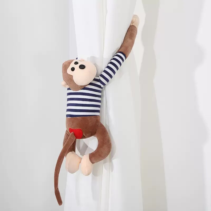 Colorful, super soft, long-wall monkey plush toy figurines, wedding gifts, cute pendants, children's favorite creative and trendy toys Item Picture