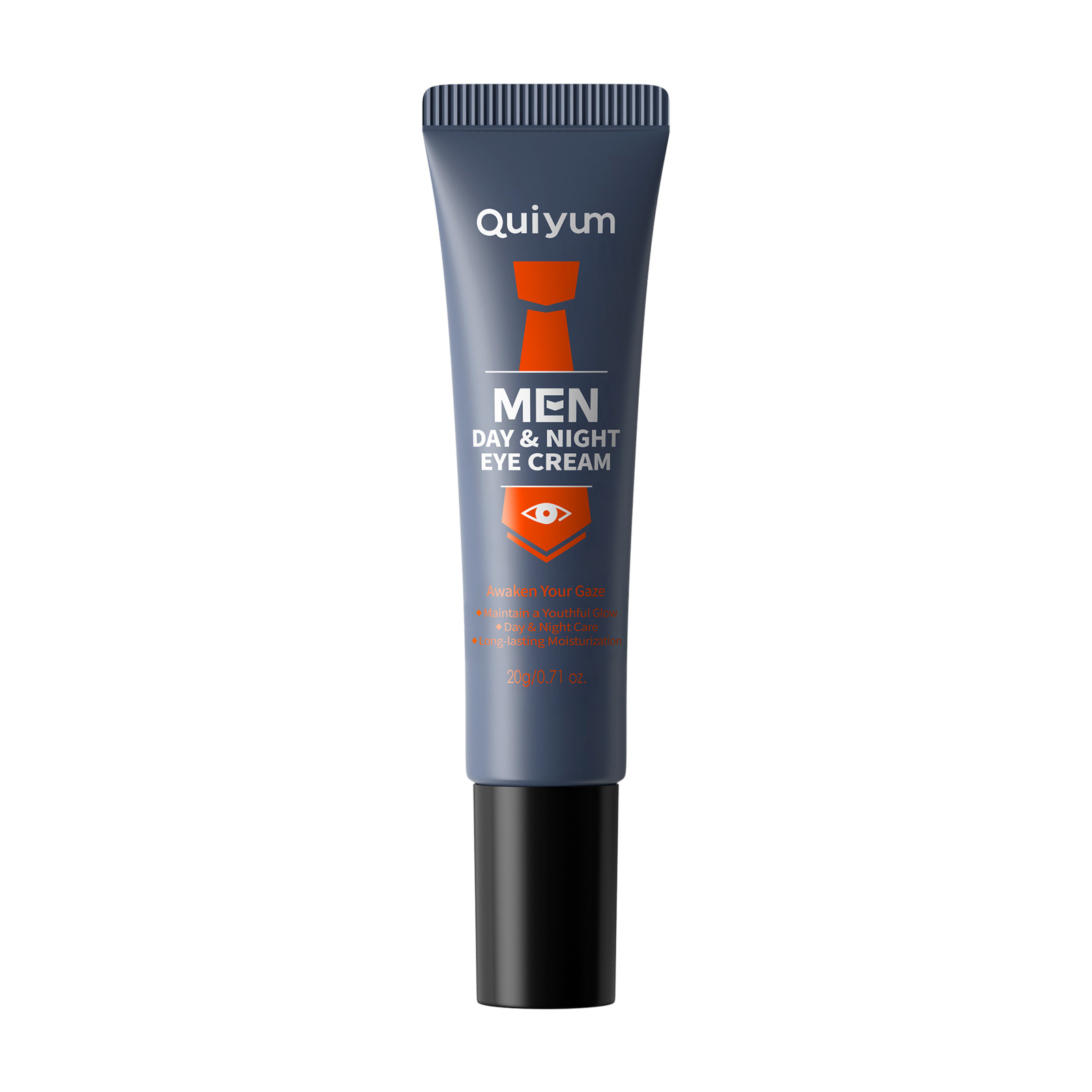English packaging cross-border QUIYUM Men's Day and Night Eye Cream 20g Hydrating Men's Eye cream in stock from foreign trade manufacturer Item Picture