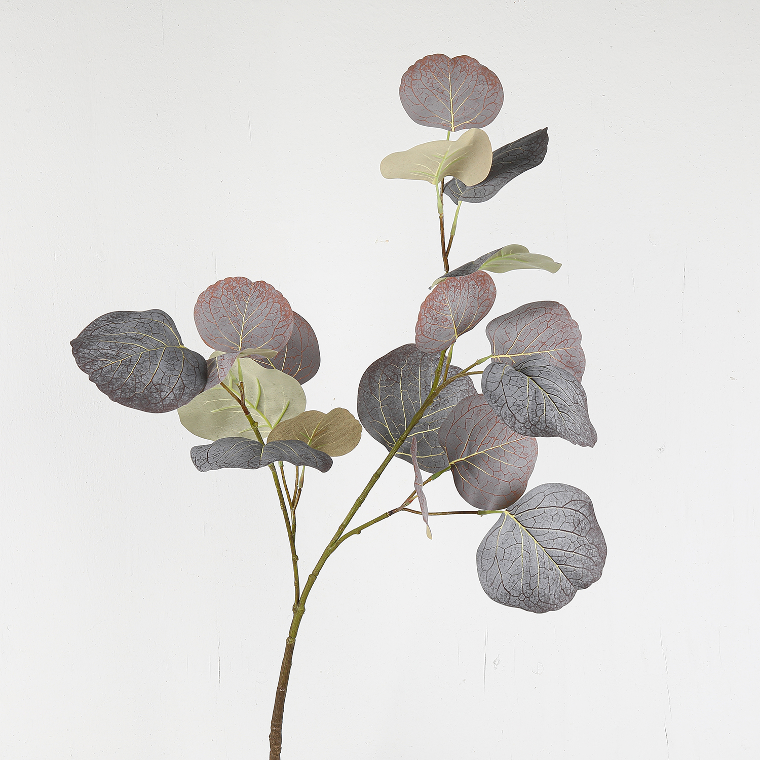 New faux round eucalyptus leaves, cross-border faux green plants, apple leaves, eucalyptus branches, money leaves, flower arrangement and decorative artificial flowers Application Scenario
