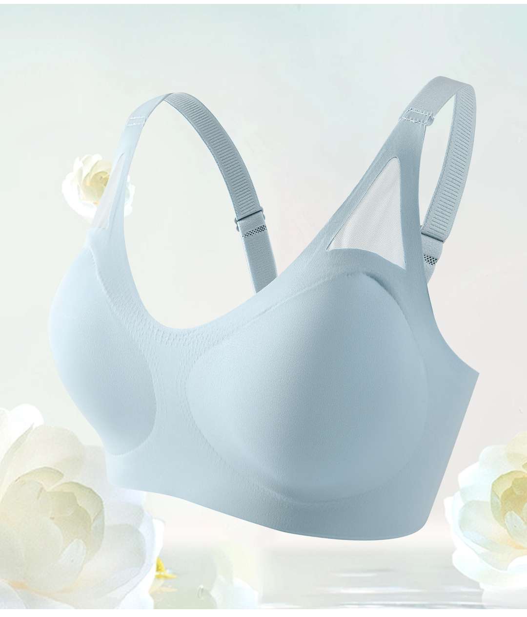 Underwear Ice Silk seamless nude feel Ice silk three-row button underwear detail image 16