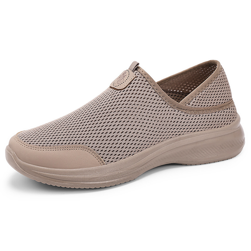 New autumn mosquito-repellent men's shoes, cross-border one-step old Beijing cloth shoes, breathable, casual and comfortable couple dad shoes Item Picture