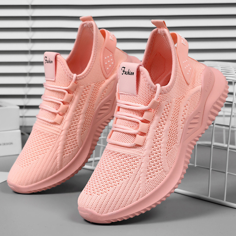 Women's autumn cross-border women's shoes are versatile, casual, soft-soled, not tiring to the feet, single shoes, trendy, lightweight and breathable sports shoes full figure