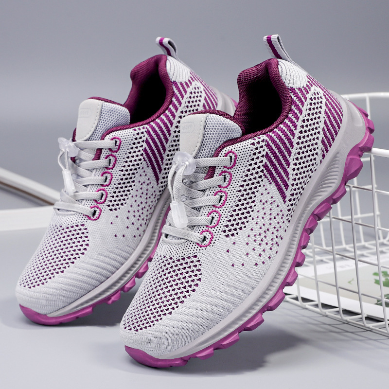 Fitness walking shoes 2025 Autumn New style welfare shoes, comfortable soft-soled running shoes for middle-aged and elderly people, elderly couple sports shoes Specification drawing