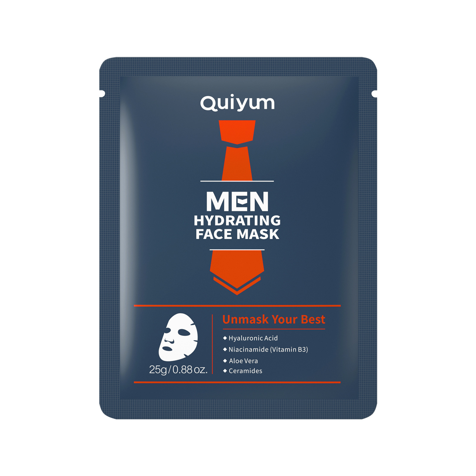 Cross-border QUIYUM Men's Moisturizing Mask 25g Hydrating and Moisturizing Patch Mask FDA Export Mask Discounted goods Item Picture