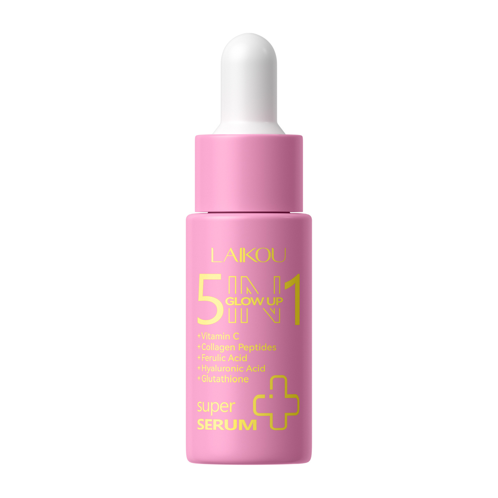 Cross-border LAIKOU Five-in-One Luminous Essence 17ml All-English export Essence Skin care Product manufacturer in stock Item Picture