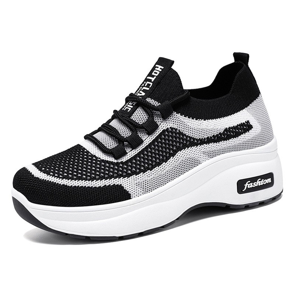 Women's Shoes 2025 autumn thick-soled casual style women's shoes for export wholesale, height-increasing shoes, cross-border breathable and comfortable mom shoes Item Picture