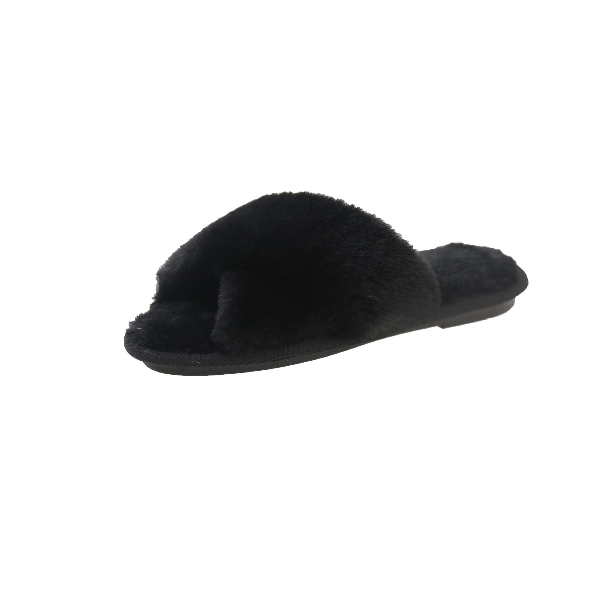 New plush slippers for women's cross-border trade, woolen slippers, Amazon cross-border casual and warm cotton slippers manufacturer Item Picture