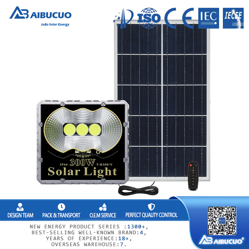 AIBUCUO wholesale solar floodlights, led solar lamps, garden household solar street lamps, new styles