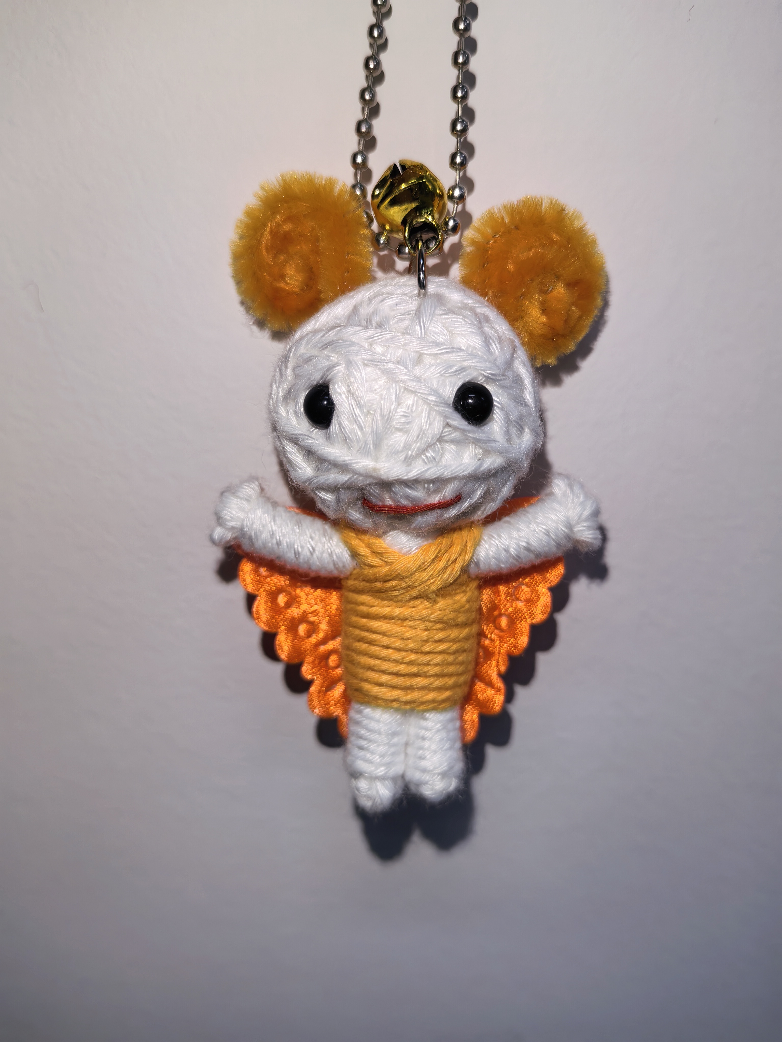 跨境新款伏都娃娃可爱毛线挂件小蜜蜂泰国正版巫毒娃娃可接受定制