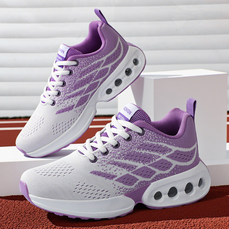 New generation of women's sports single shoes, soft-soled comfortable air-cushioned shoes, breathable single shoes, cross-border women's shoes, large-sized running shoes full figure