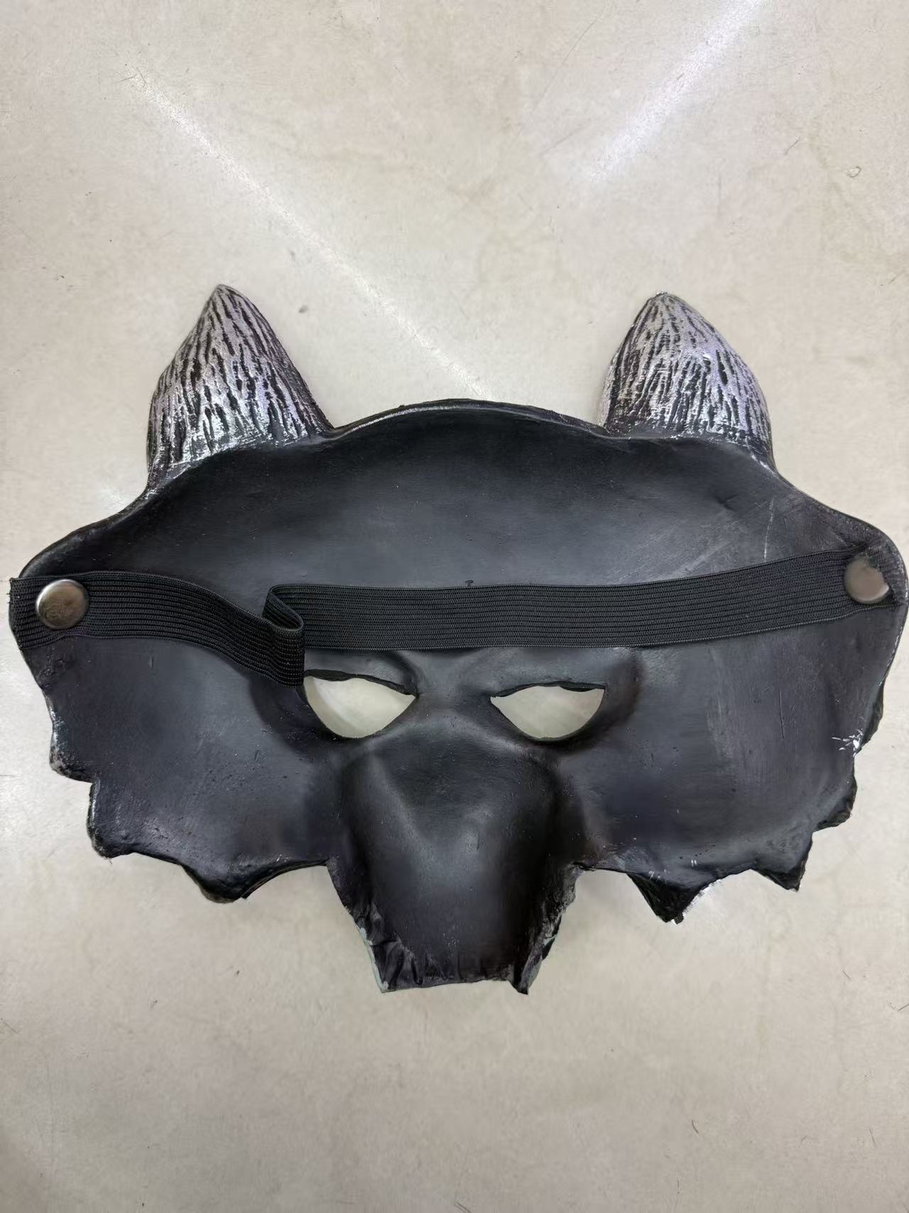 万圣节蒙面狼面具大灰狼成人头饰化妆舞会表演面具产品图