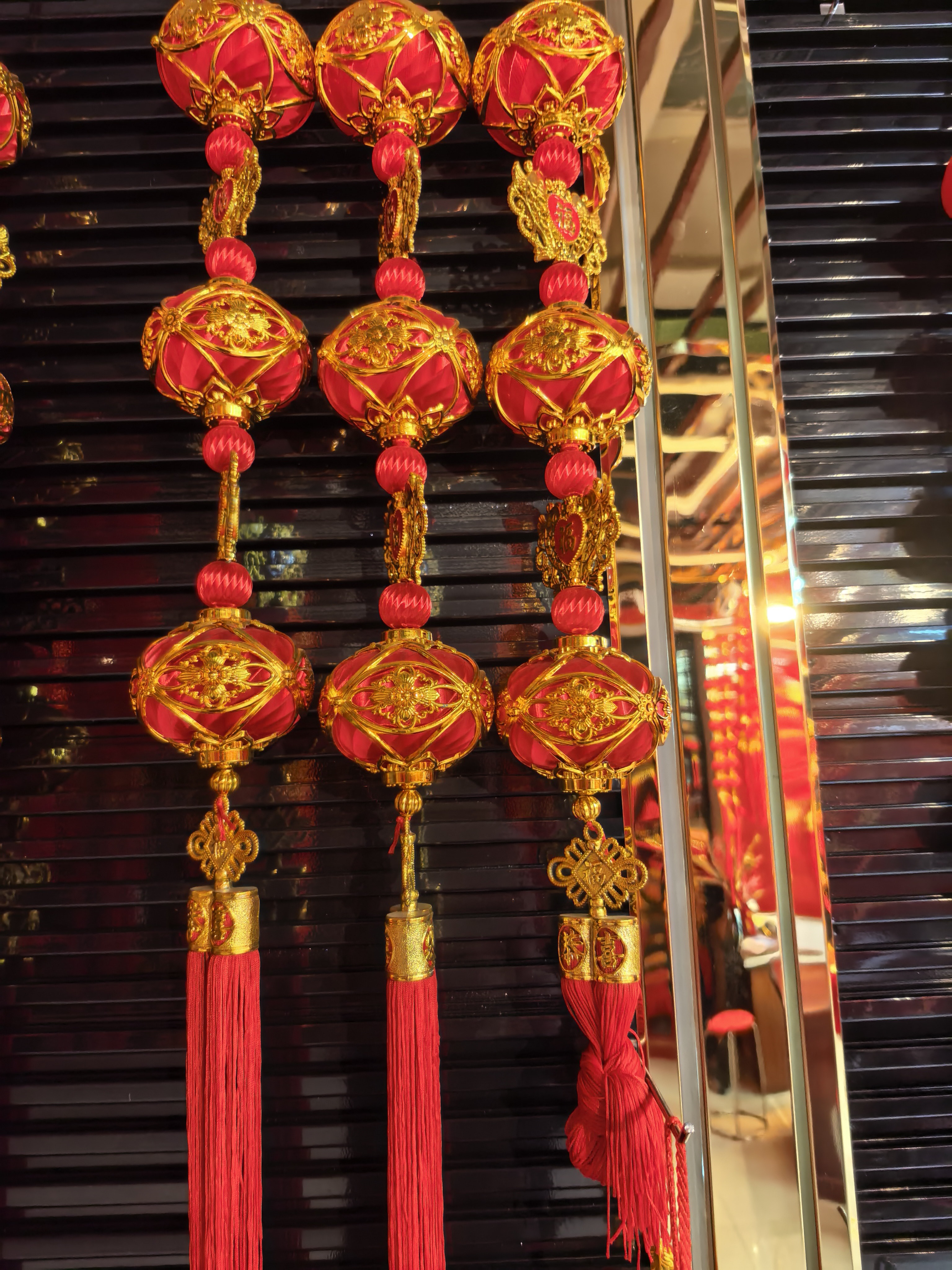 喜庆工艺，红红火火，氛围感拉满花环详情8