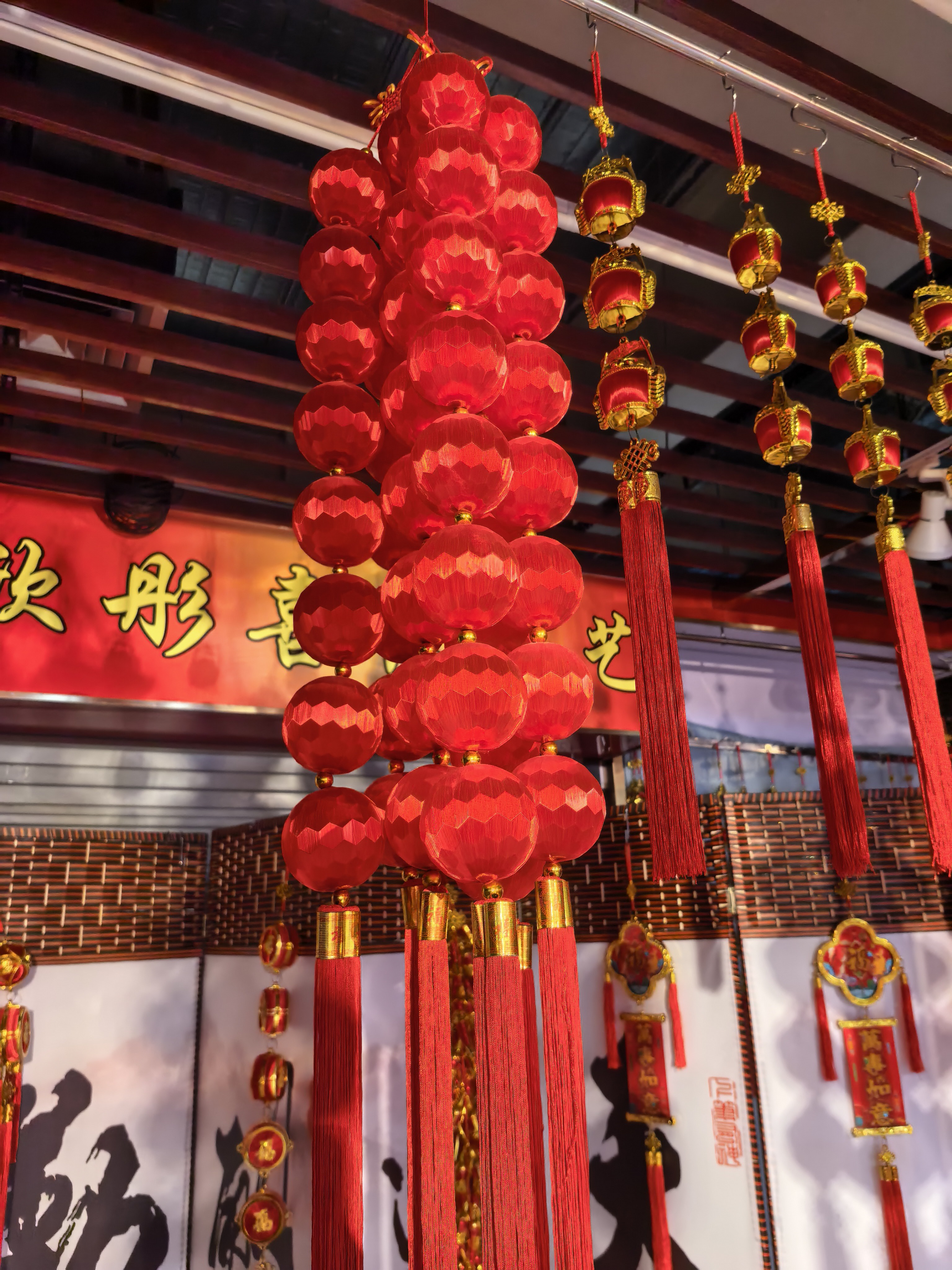 喜庆工艺，红红火火，氛围感拉满花环详情12