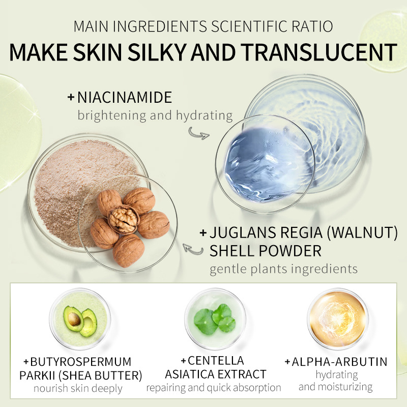 Fenyi Shea Butter Radiant Body Scrub 100g Exfoliating and Pore-cleansing, English packaging, cross-border supply Application Scenario