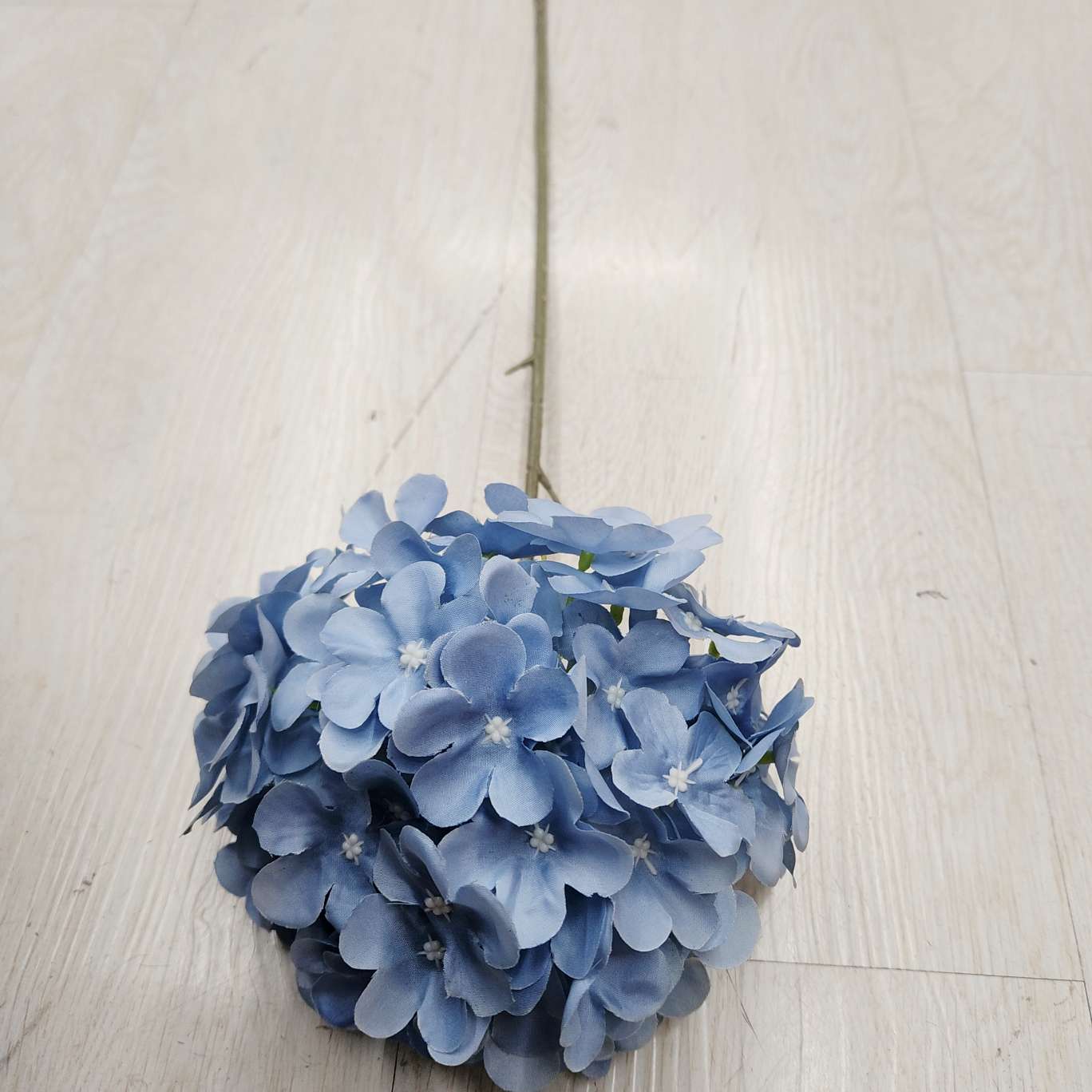 90-piece single hydrangea flower office culture simulation garden rose pole torch carnival night guide, electroplated rose crochet bouquet detail image 7