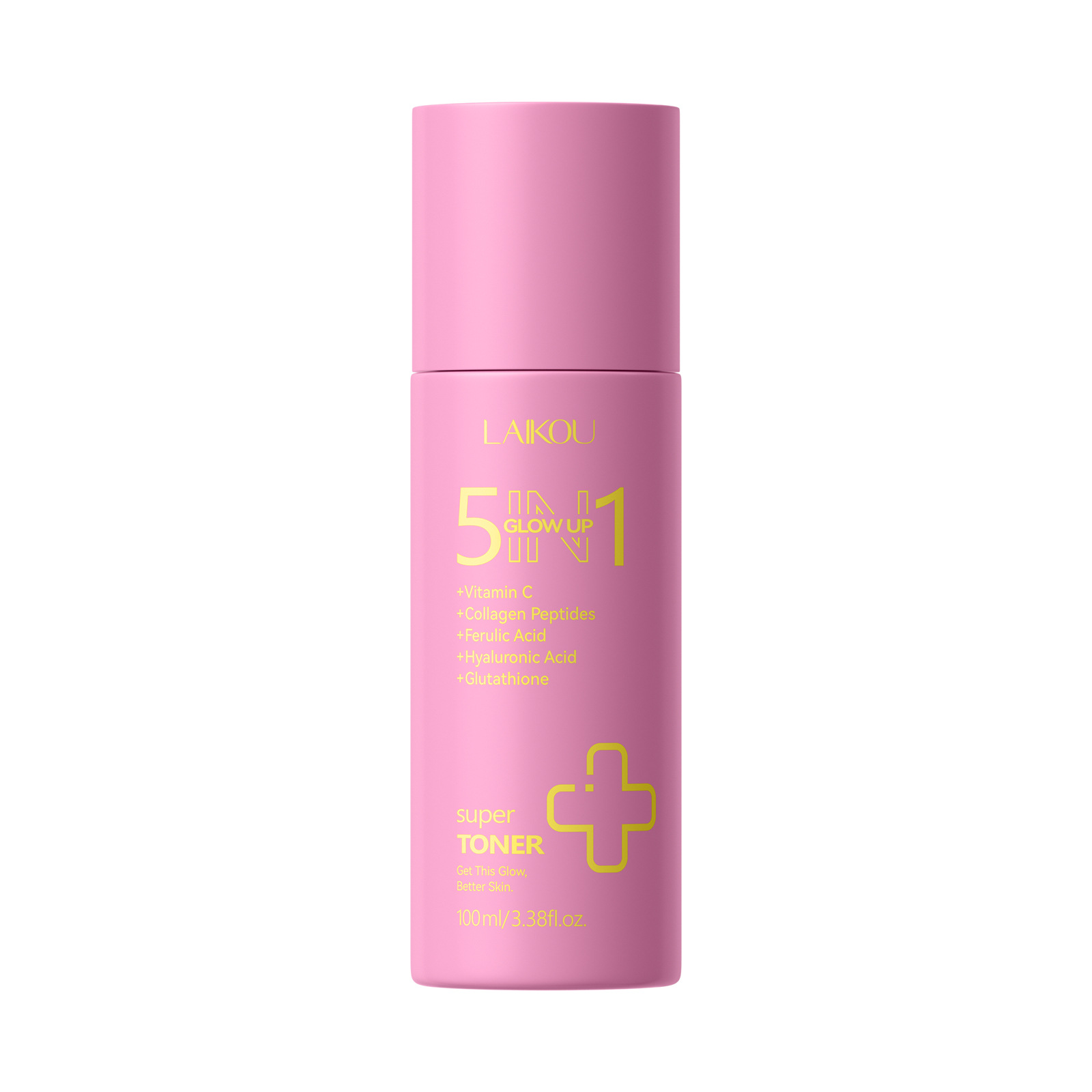 The new cross-border product, Laicome Five-in-One Luminous Toner and Wet Compress 100ml, is fully in English and available for export as a 5n1 toner Item Picture