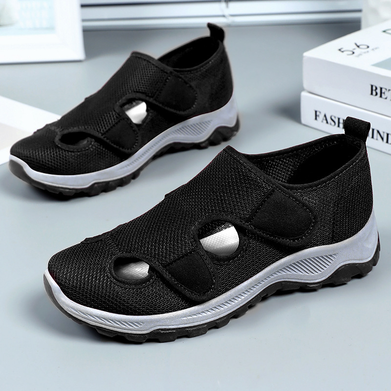 New summer casual crocs for women, adjustable, breathable and comfortable, senior shoes, sandals, cross-border wholesale women's shoes Specification drawing