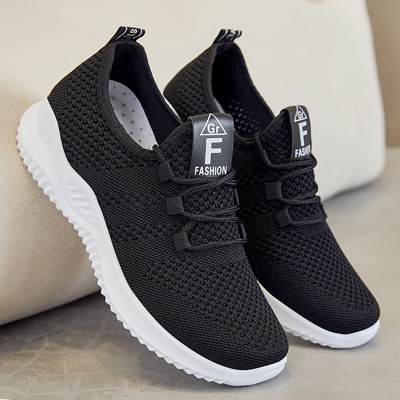 Spring new lightweight casual shoes for women, running shoes, foreign trade women's shoes, breathable soft-soled sports single shoes Specification drawing