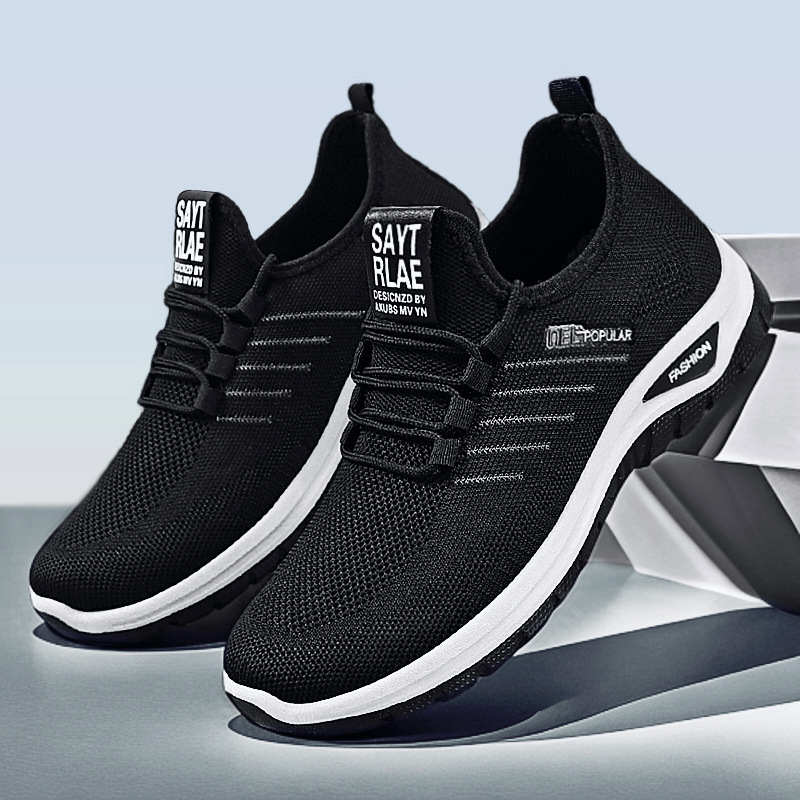 New men's sports shoes, lightweight and comfortable soft-soled walking shoes, shoes for middle-aged and elderly couples, dad shoes, gift shoes, consignment delivery details Picture