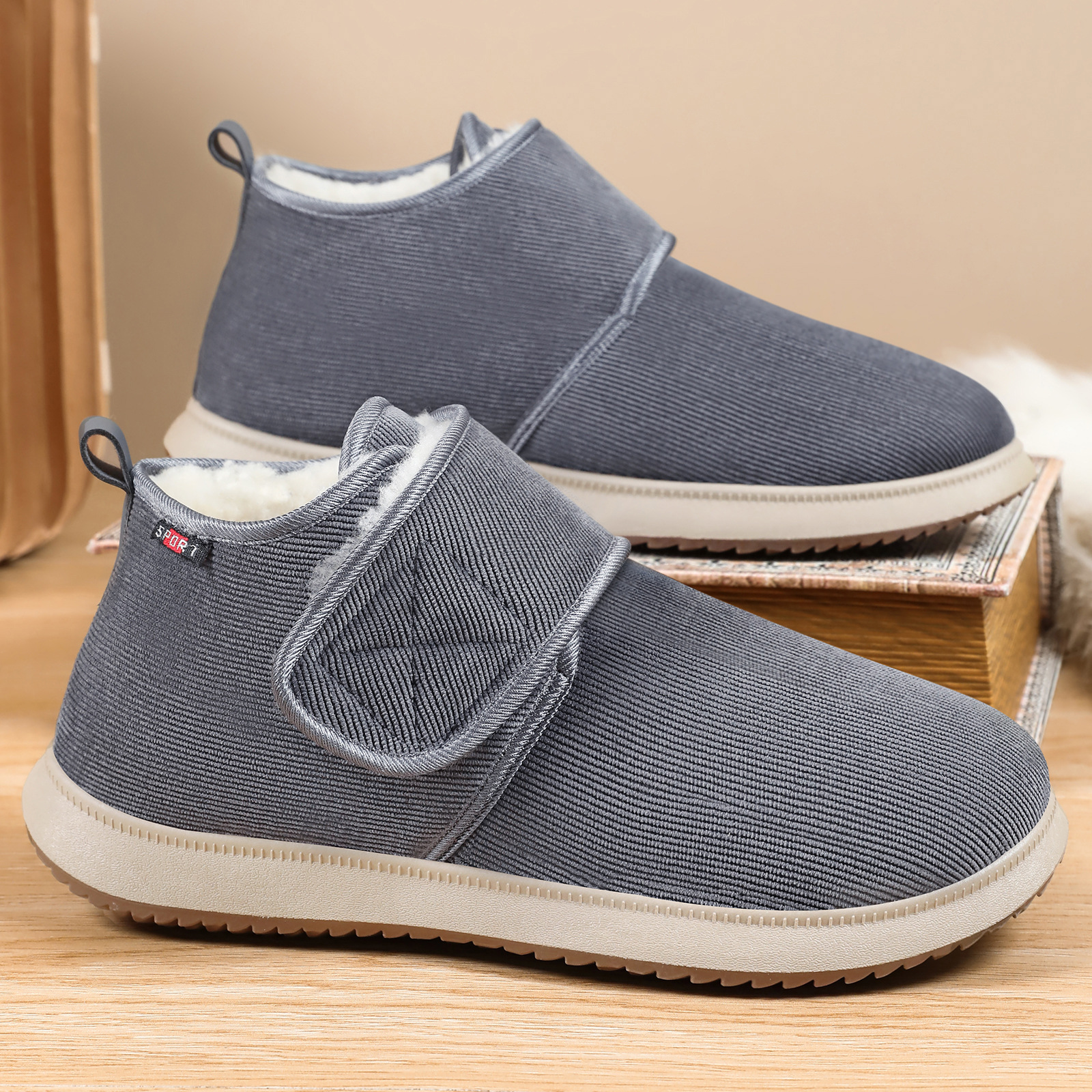 TEMU offers winter new men's cotton boots with added fleece and thickening. It also provides casual dad shoes and snow boots full figure