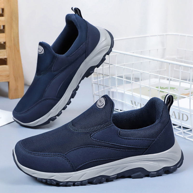New autumn walking shoes for the middle-aged and elderly, comfortable and casual walking shoes for the elderly, men's sports shoes for the elderly, breathable and not stuffy feet, dad shoes details Picture
