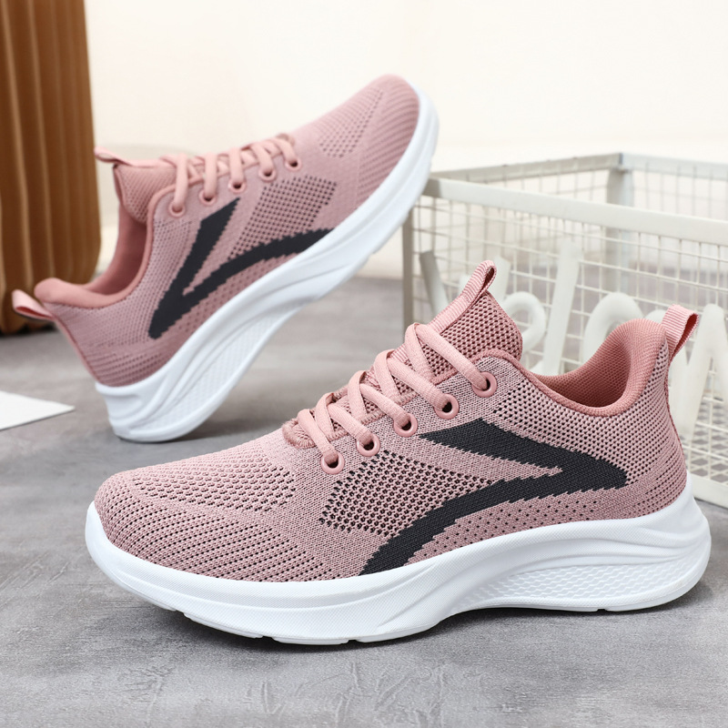 Running shoes for women in the autumn of 2025 are selling well. Large-sized cross-border shoes, soft-soled casual sports shoes for women full figure