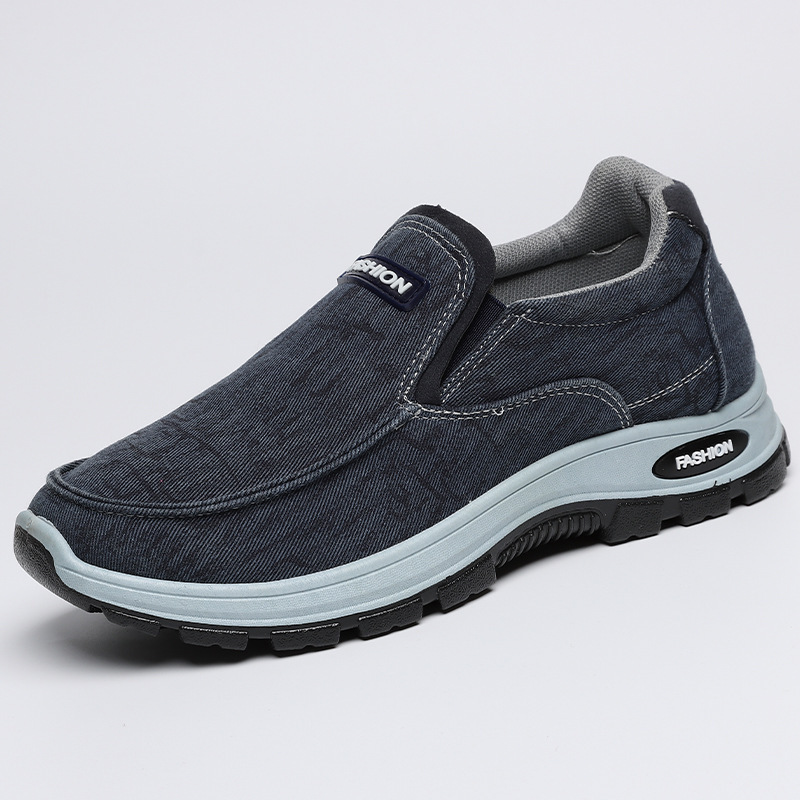 Customized sports shoes for men's autumn new style, breathable mesh men's shoes, cross-border consignment, casual one-step walking shoes Item Picture