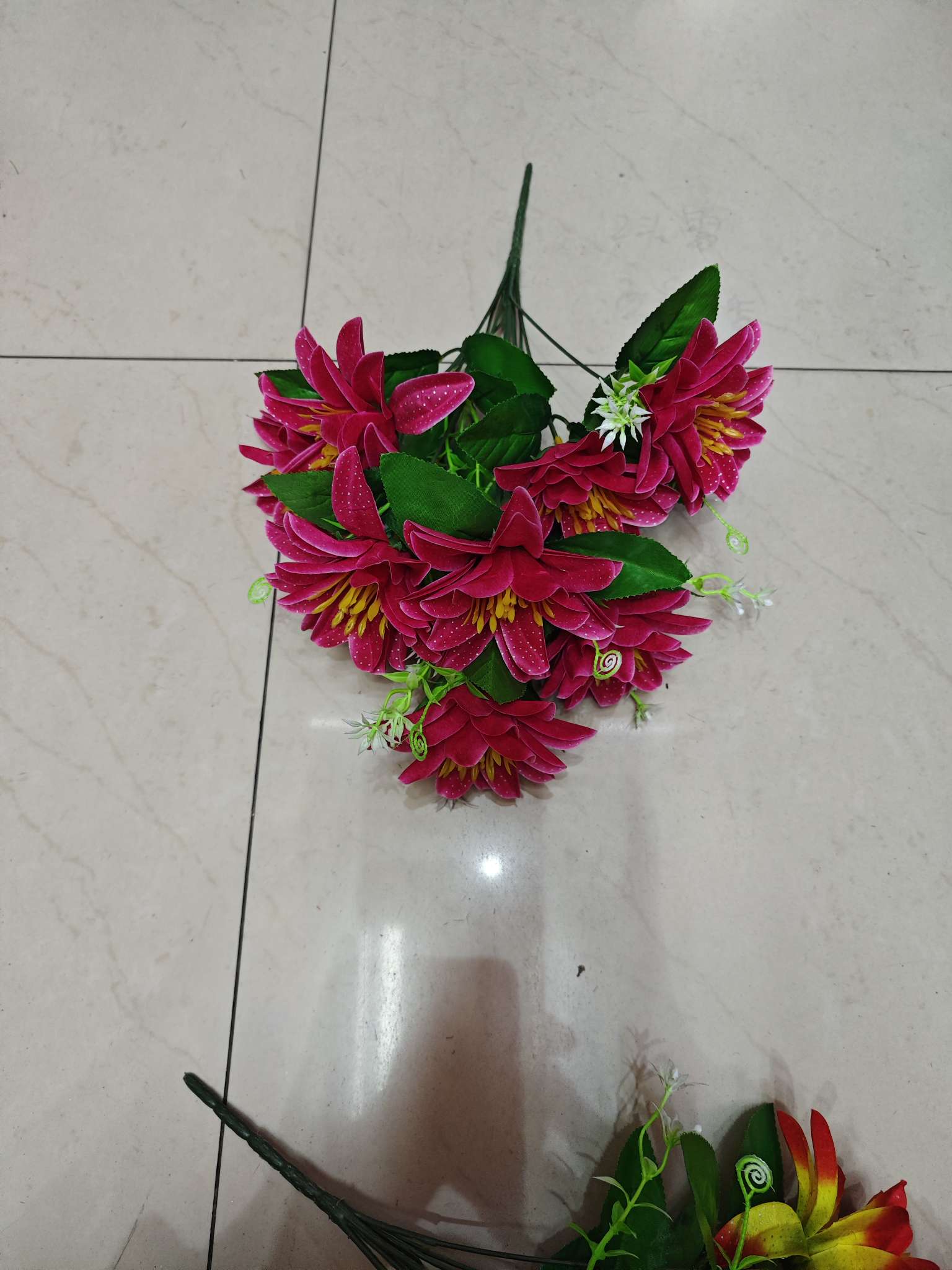 家饰仿真花绢花头春天花园森系假花装饰品女2022款自然逼真仿真花假花仿真花仿真花女2022森系绢花花头详情图2