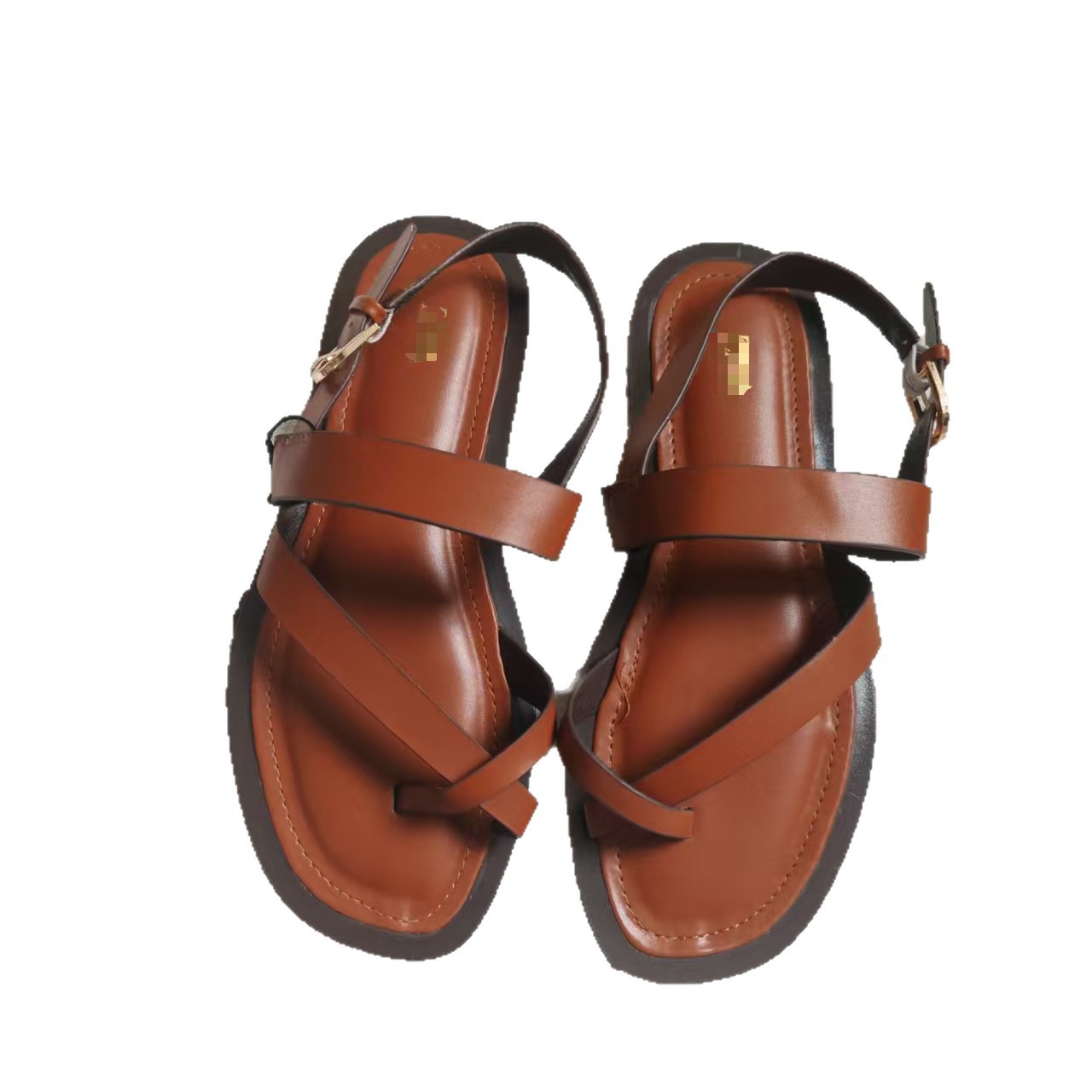 Eddie's new ZA flat shoes, Roman sandals with toe clips, and flip-flops sandal are available for wholesale Item Picture
