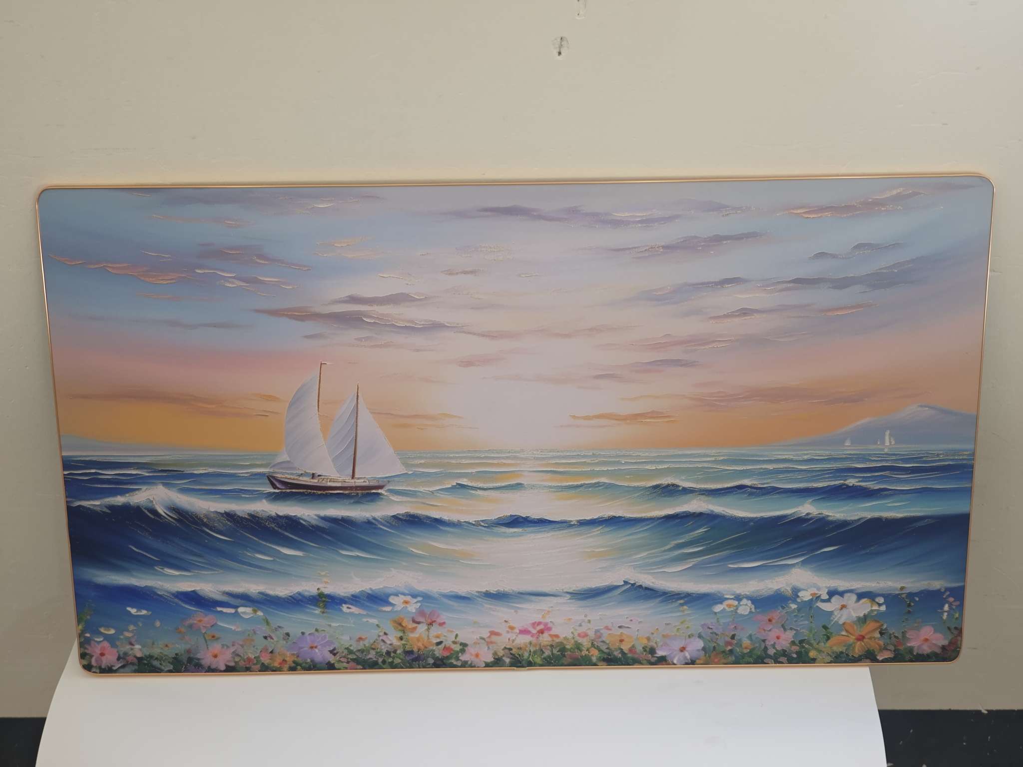 晶瓷画钻石画沙发肌理画相框详情图2