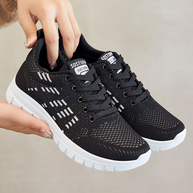 Women's sports shoes 2025 Autumn new export women's shoes wholesale, fashionable running shoes, soft-soled comfortable cross-border shoes for women Specification drawing