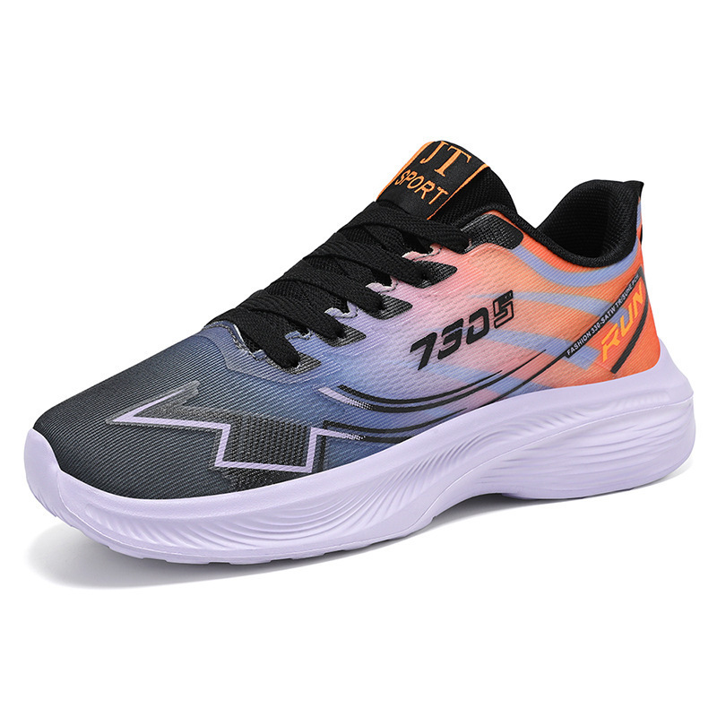 Summer new men's sports shoes for export, wholesale couple style Korean version fashionable running shoes, light and casual shoes Item Picture
