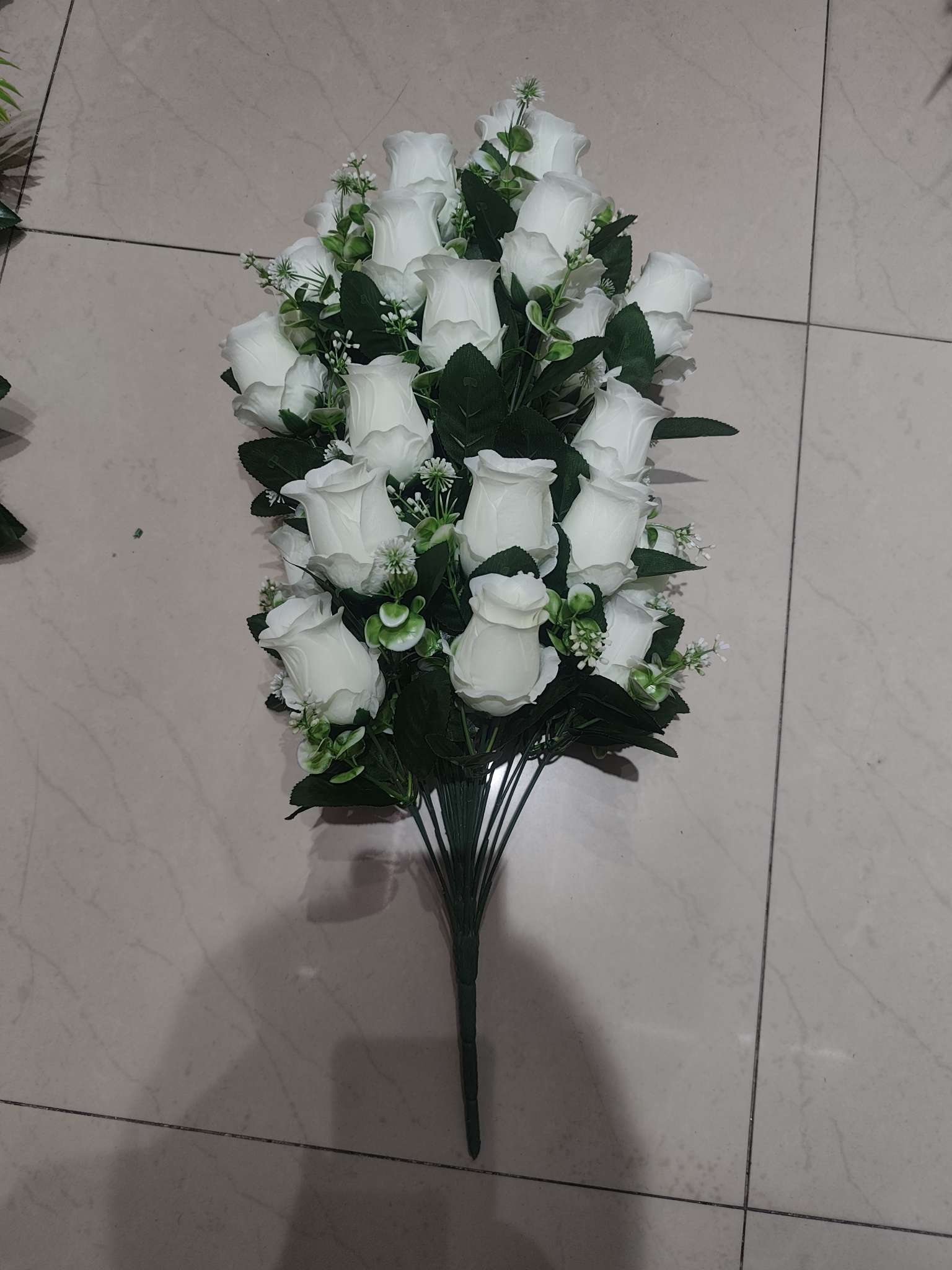 仿真工艺品春天花园塑胶花瓣仿真花硅胶人造花扫墓用礼品仿真花