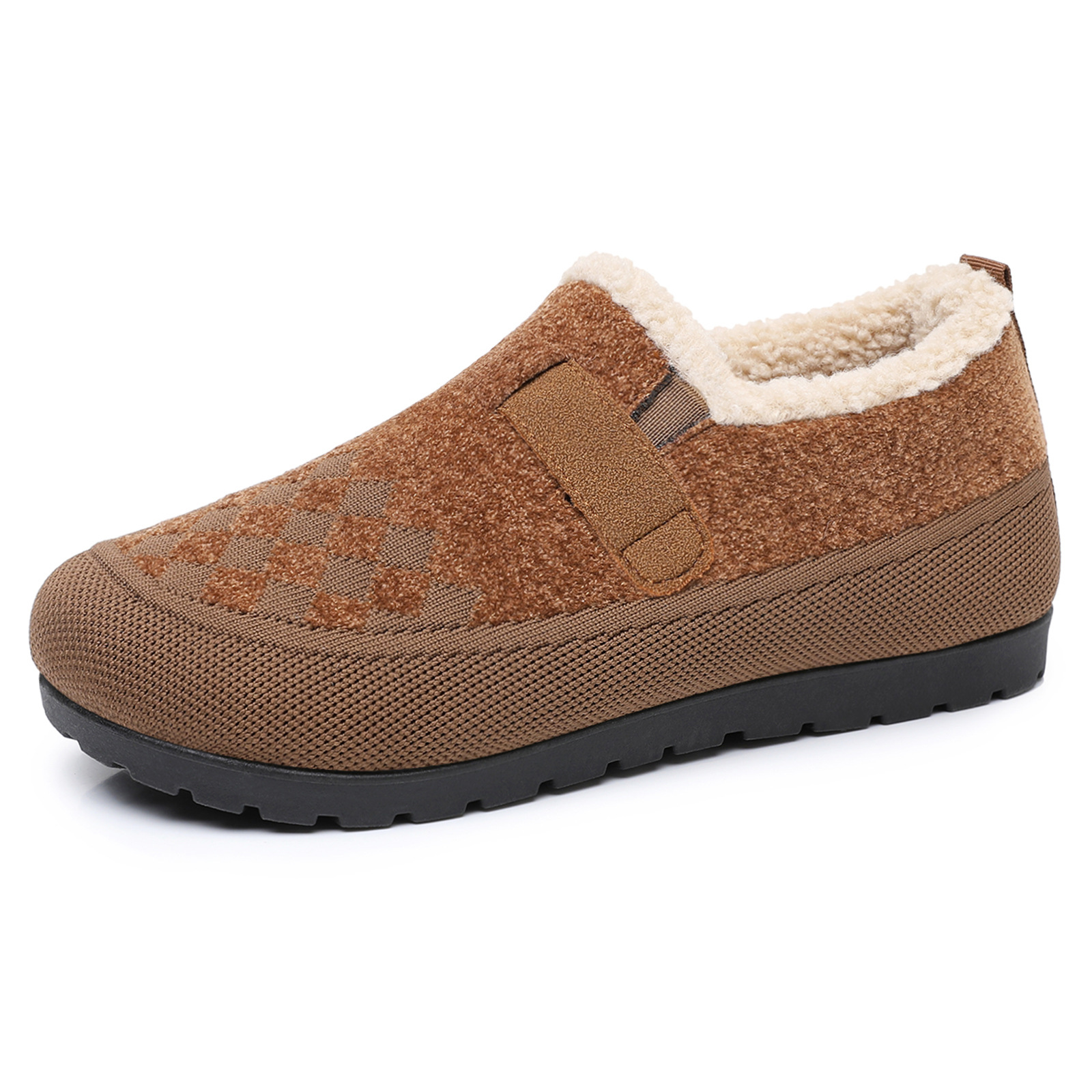 Winter new cross-border fleece and thickened women's shoes and cotton boots, one-foot snow boots, casual, anti-slip and versatile cotton shoes consignment Item Picture