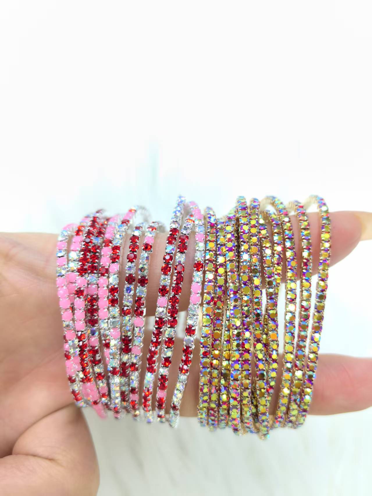 DIY multi-color elastic wrist band accessories diy Specification image