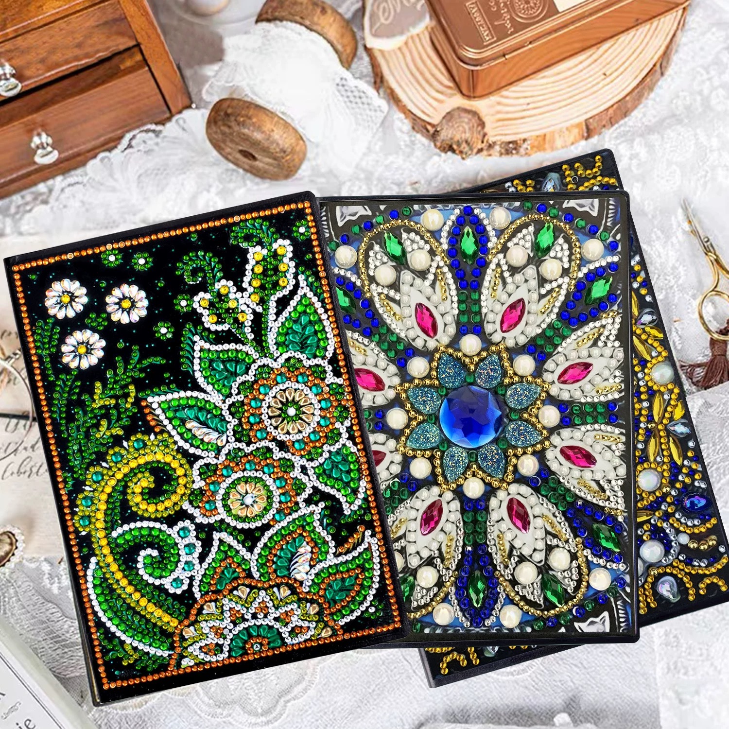 Customized dot diamond notebook gifts with personalized dot diamond high-end materials pic 4