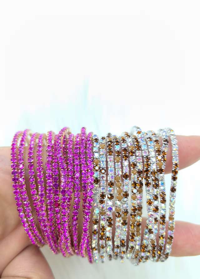 DIY multi-color elastic wrist band accessories diy detail image 3