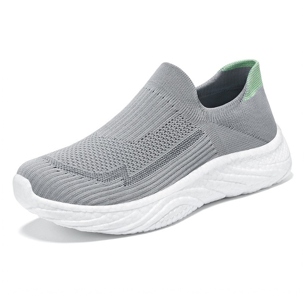 Kangtai Shoe Factory's 2025 new style sports shoes: Men's casual shoes with soft soles, trendy one-step running men's shoes Item Picture