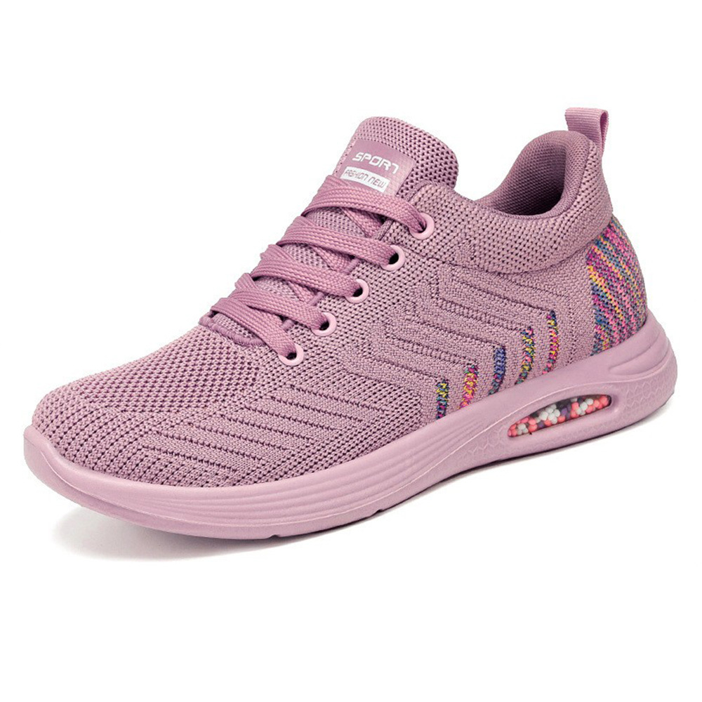 Shoes Women 2025 New Style polyurethane air-cushioned sports shoes for women, fashionable and trendy women's shoes, Fei-woven soft-soled women's shoes for export Item Picture