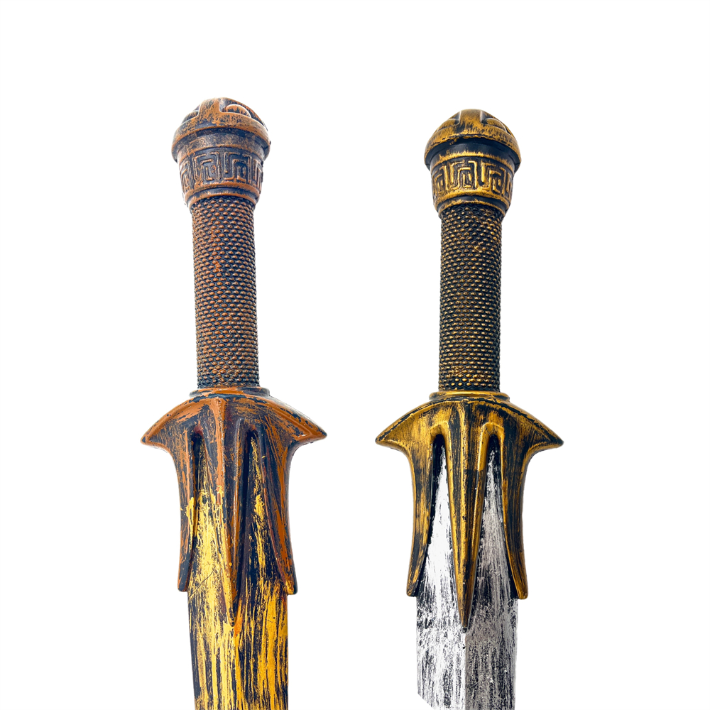 Simulation sword prop weapon model toys, plastic toys of medieval knight swords, cosplay performance props Item Picture