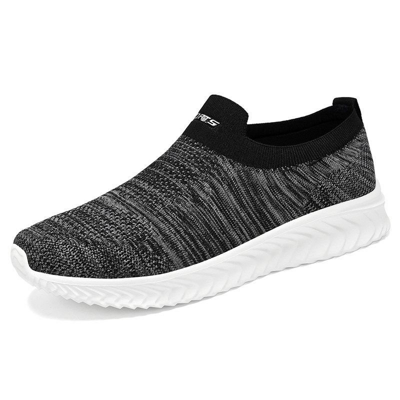 New men's casual single shoes are versatile and breathable. The flying mesh surface shoes are comfortable to wear with one foot. Dad shoes are available for delivery Item Picture
