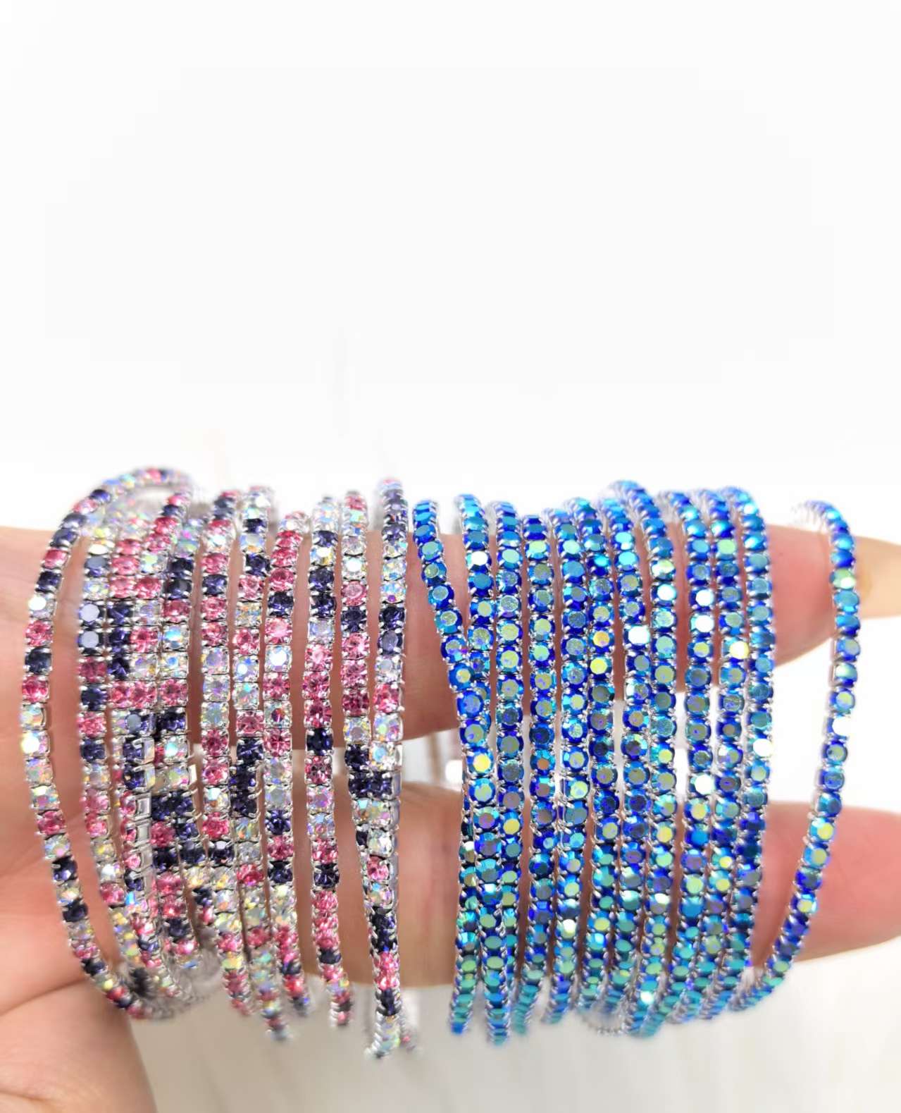 DIY multi-color elastic wrist band accessories diy detail image 7