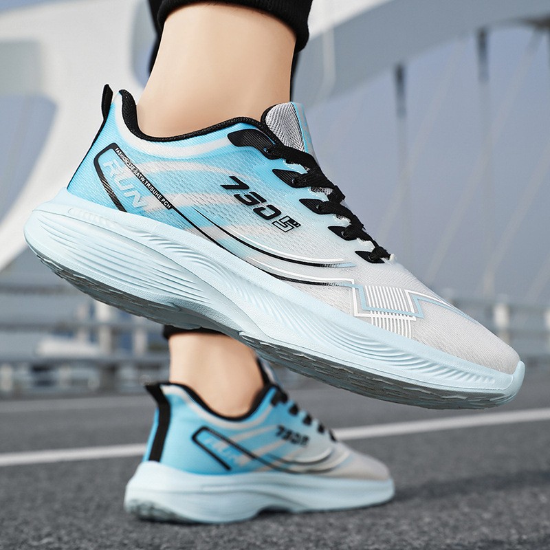 Men's autumn new style sports shoes for export, wholesale couple style Korean style fashionable casual shoes, lightweight running shoes full figure