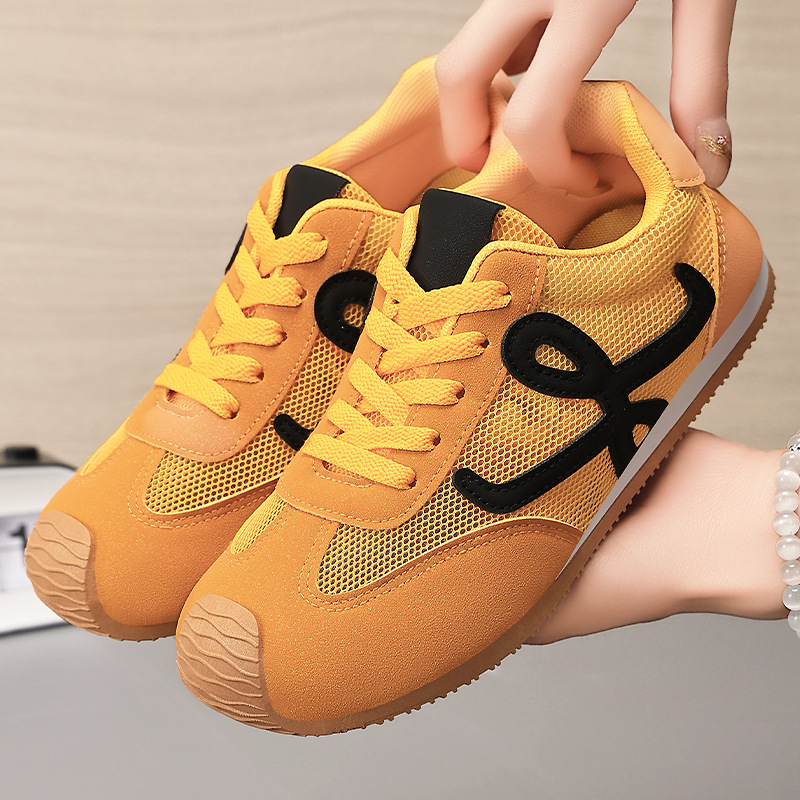 Women's shoes, versatile casual shoes, fashionable shallow shoes, German training shoes, soft-soled comfortable running shoes, breathable mesh shoes, consignment details Picture