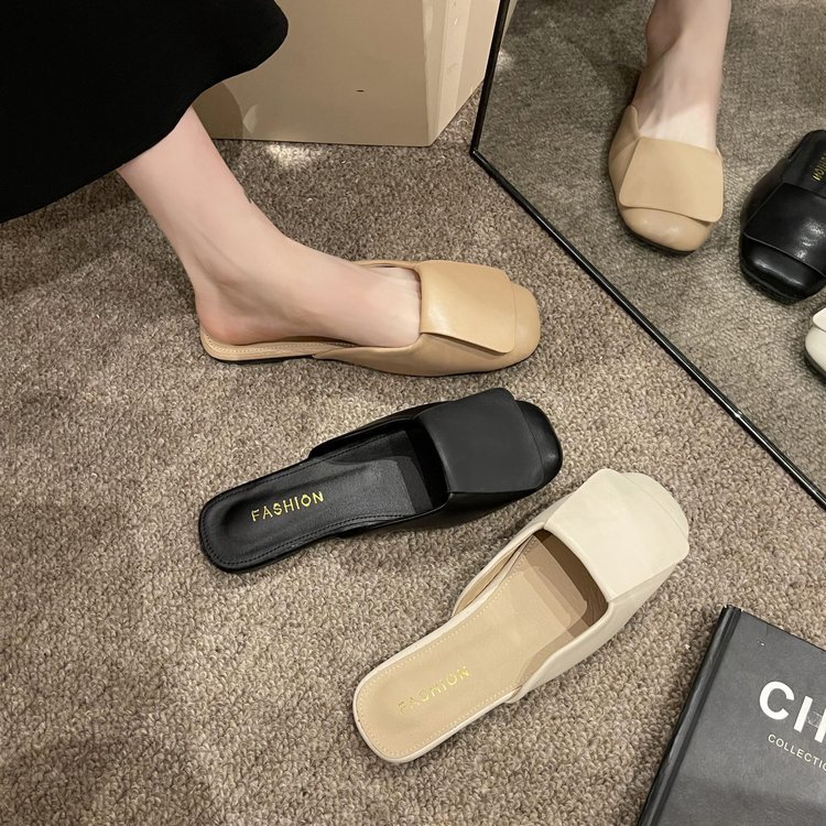 New Spring/Summer 2025 women's flip-flops with flat bottoms, fashionable, casual and elegant women's slippers Specification drawing